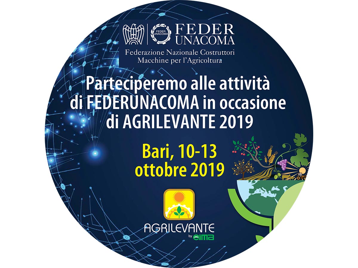 banner partecipazione agrilevante 2019 ita tondo